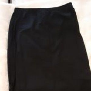 Long Black Straight Skirt
